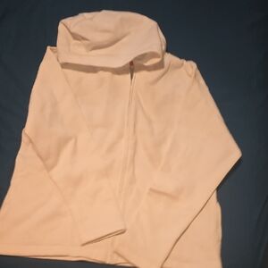 Hanes Off-White Zip-Up Hoodie